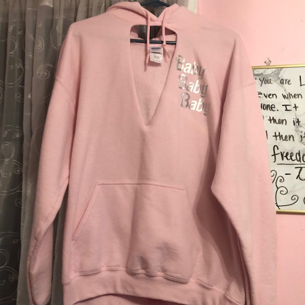 Baby cut out hoodie
